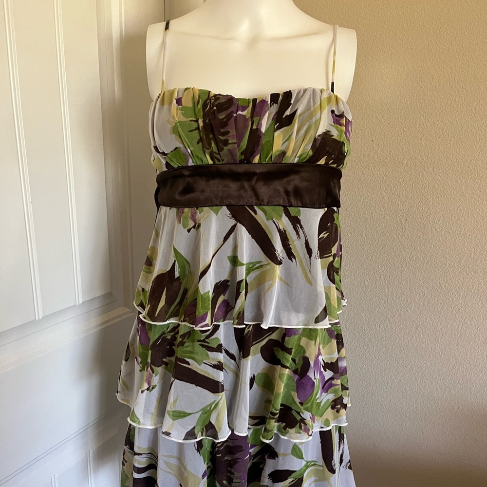 Y2K floral mini dress